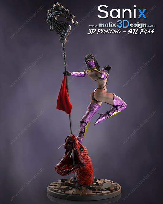 Mileena (MK) Statue
