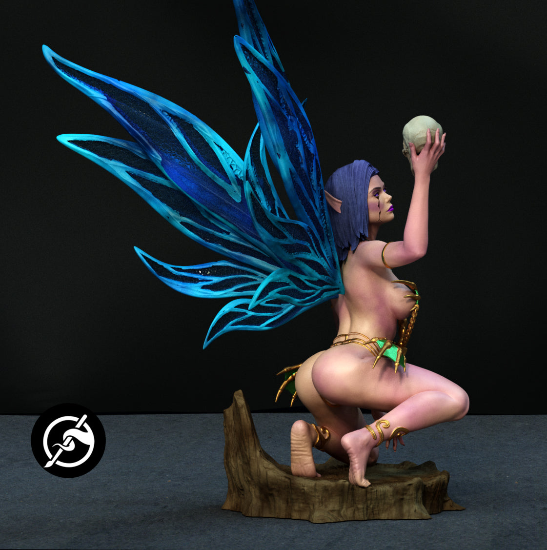 Dark Fairy Statue