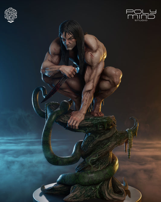 Tarzan Statue 3D-Printed Kit