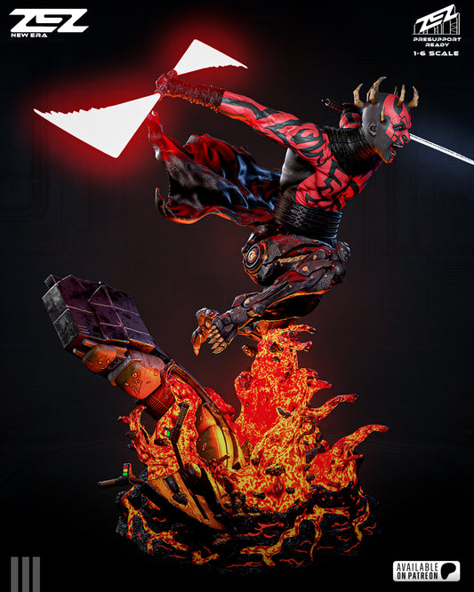 Darth Maul Statue 3D-Printed Kit