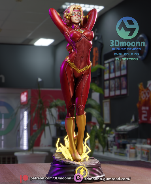 Lady Flash Statue