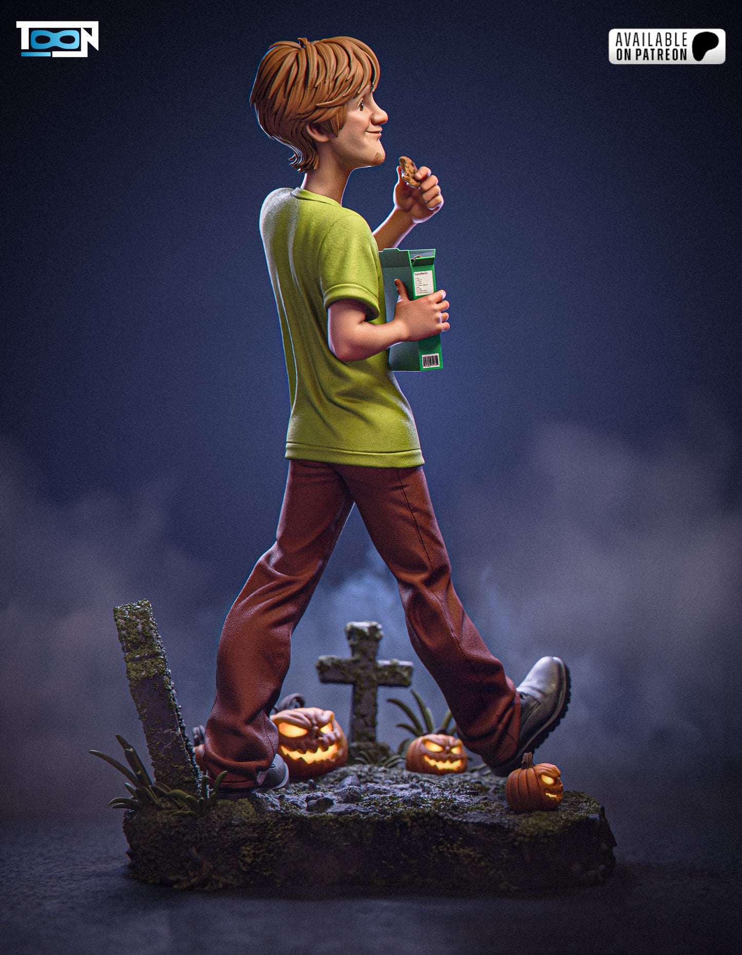Shaggy Statue