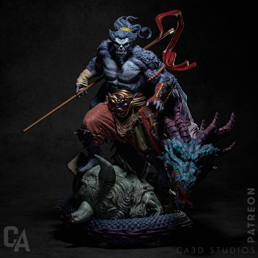 Beast Samurai Statue