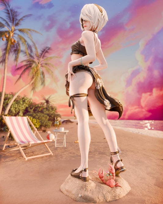 Swimsuit B2 Statue 3D-Printed Kit