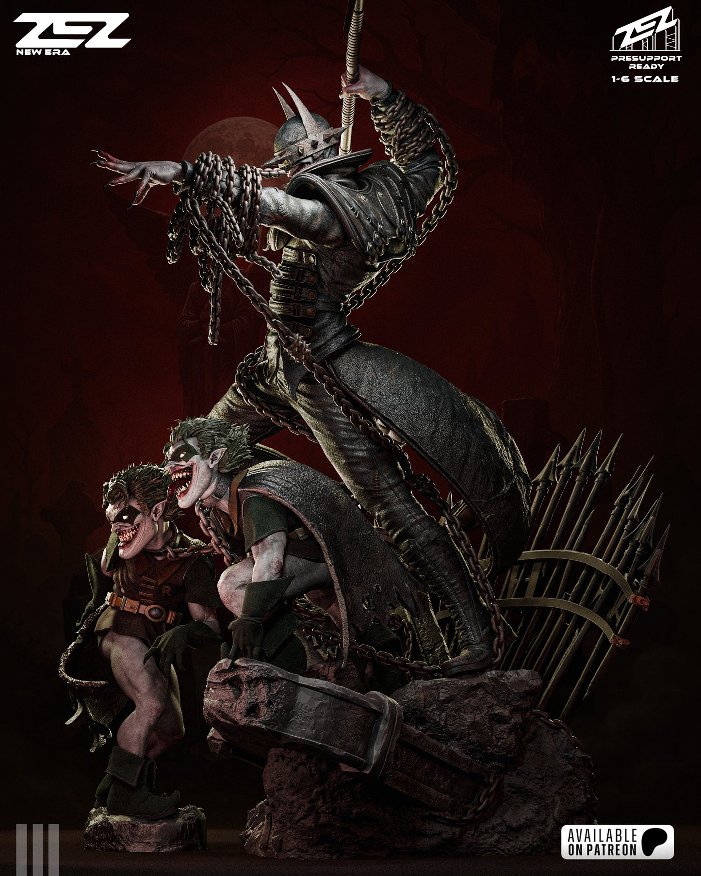 Batman Who Laughs Statue