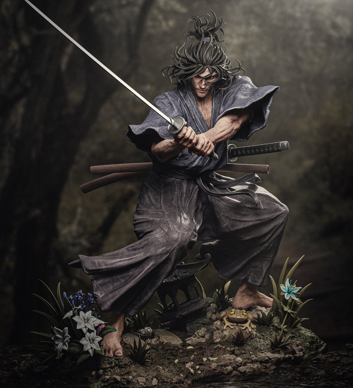 Musashi Miyamoto Statue