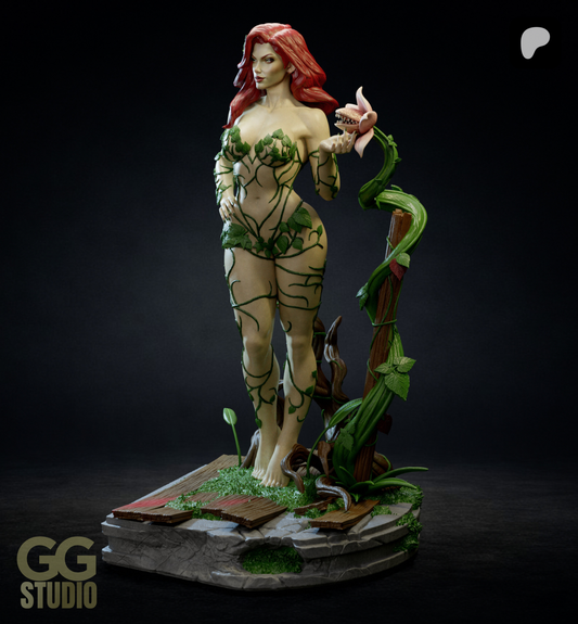 Poison Ivy Statue 3D-Printed Kit