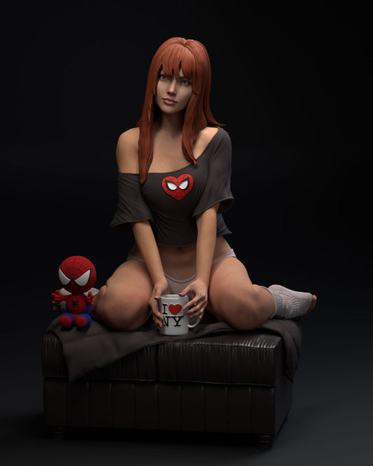 Mary Jane Statue 3D-Printed Kit