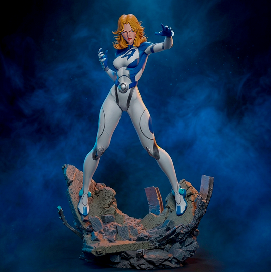 Invisible Woman Statue 3D-Printed Kit