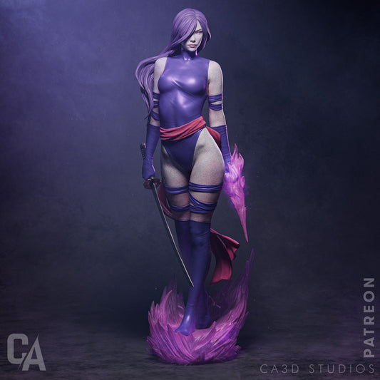 Psylocke Statue