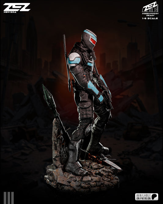Vigilante Statue 3D-Printed Kit