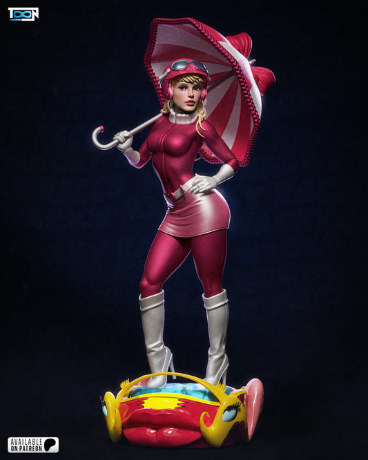Penelope Pitstop Statue