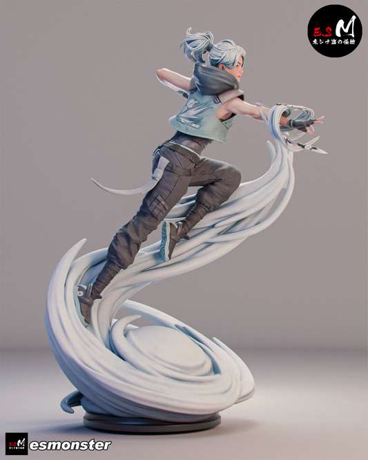 Jett (Valorant) Statue