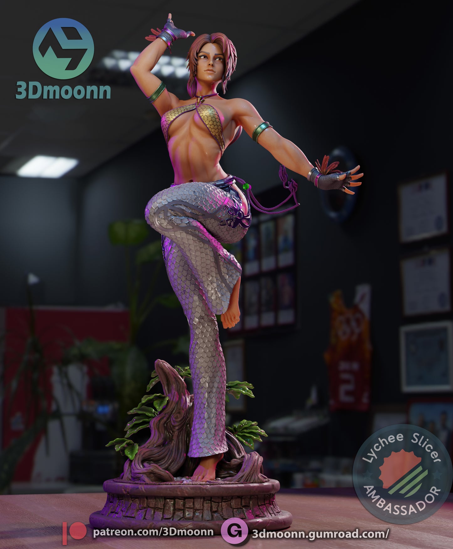 Christie Monteiro - Tekken Statue