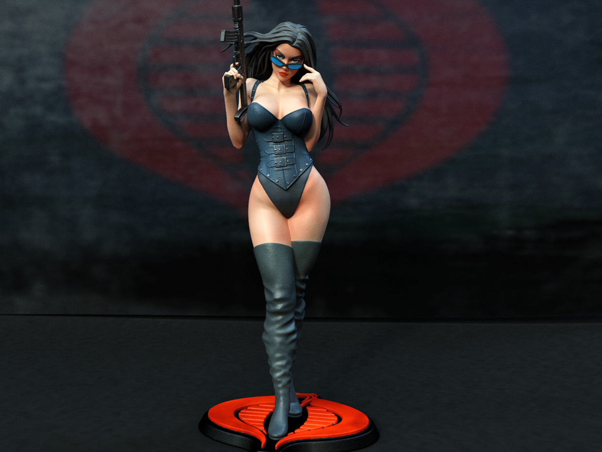 Baroness (G.I. Joe) Statue
