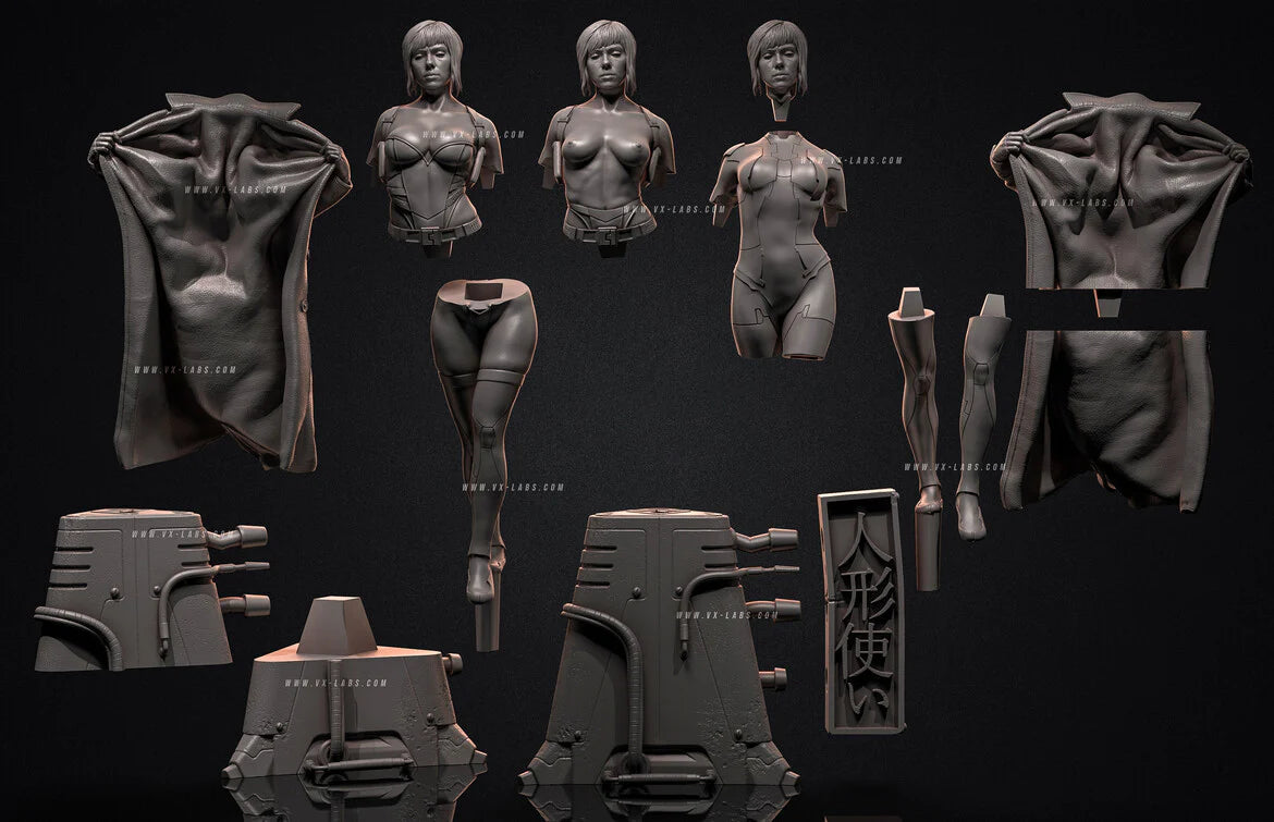 Ghost in the Shell - Major Motoko Statue