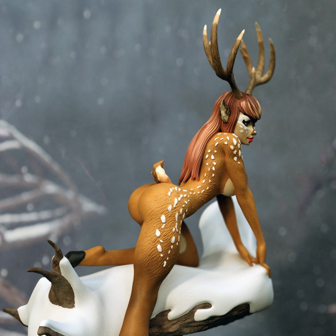 Faun Girl Statue 3D-Printed Kit