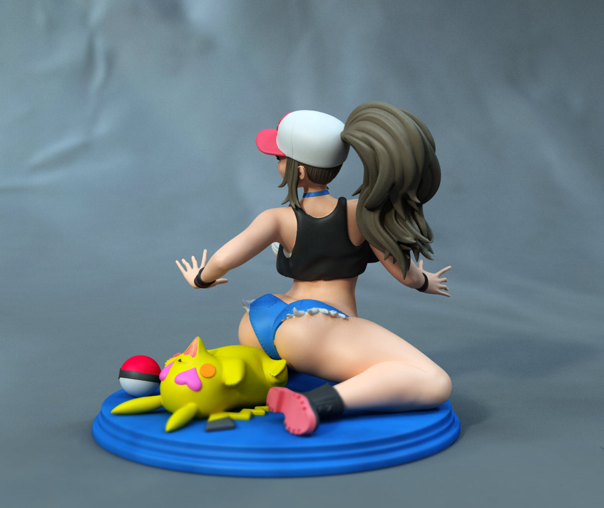 Pokemon Hilda Statue