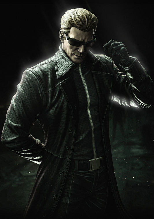 Albert Wesker Statue 3D-Printed Kit
