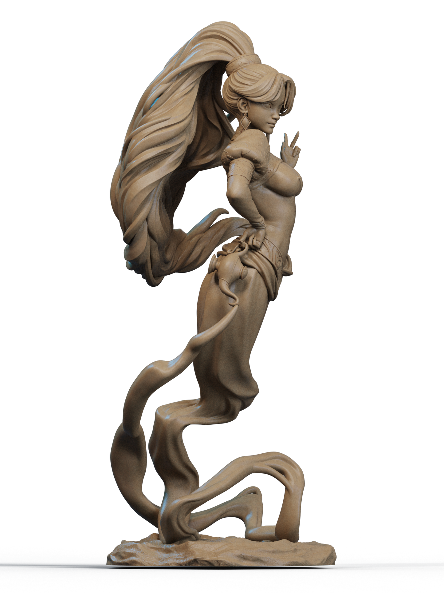 Djinn Statue 3D-Printed Kit