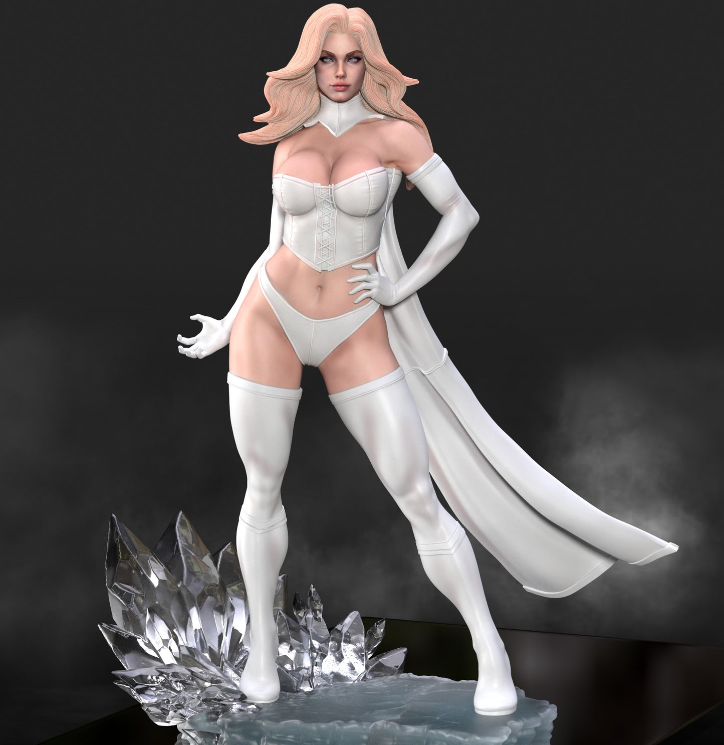 Emma Frost Matc3D Statue