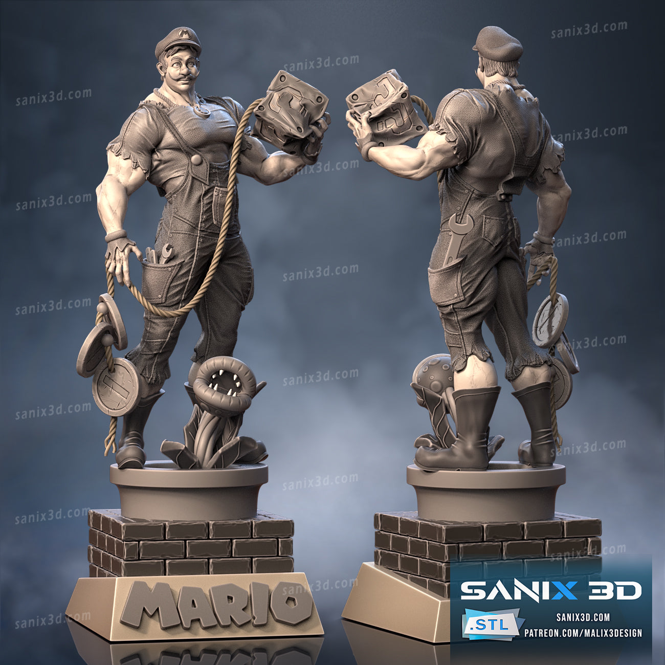 Mario Statue