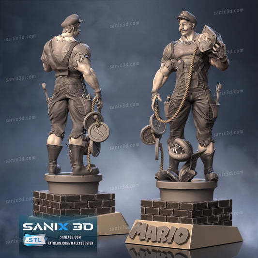 Mario Statue