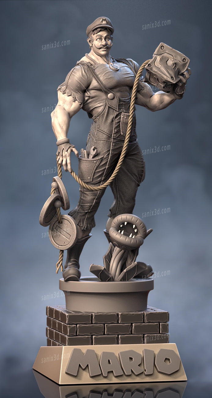 Mario Statue