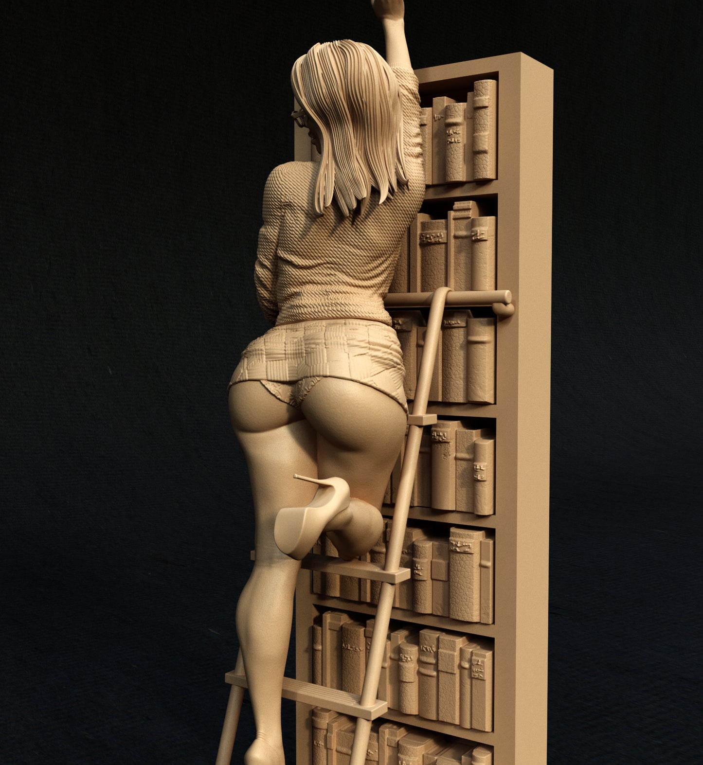 Librarian Statue 3D-Printed Kit
