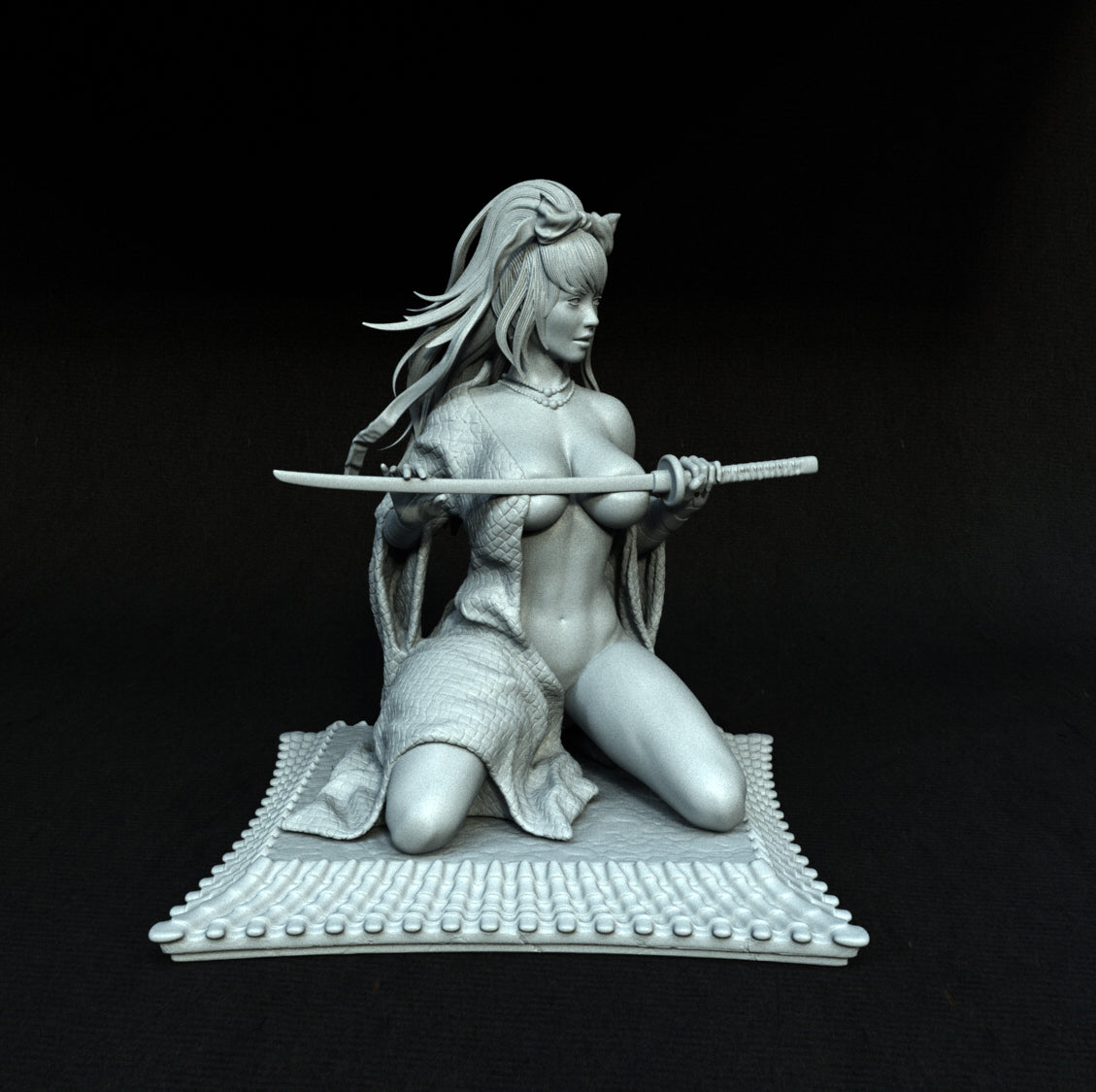 Ninja Woman Statue