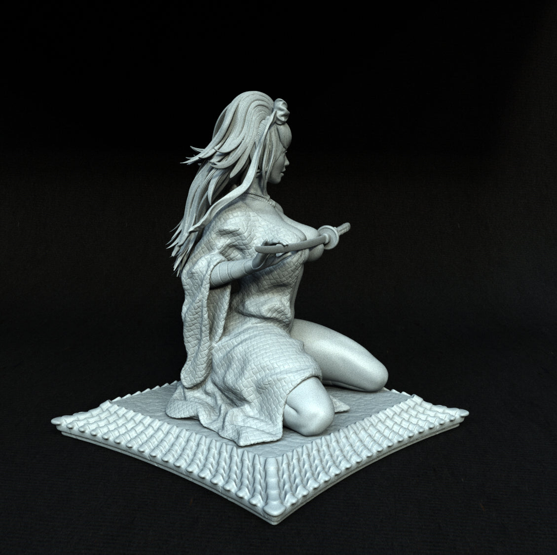 Ninja Woman Statue