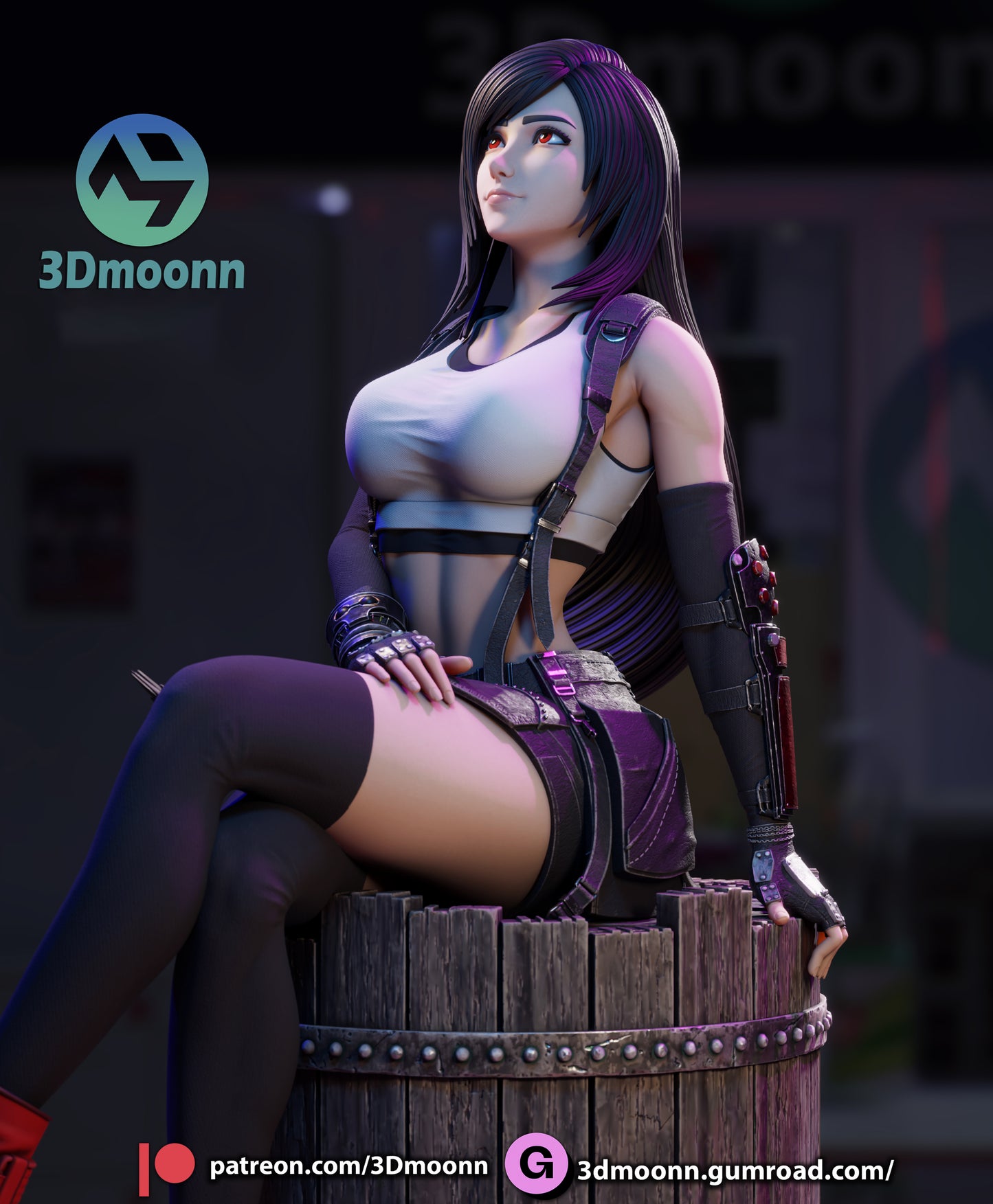 Tifa Statue