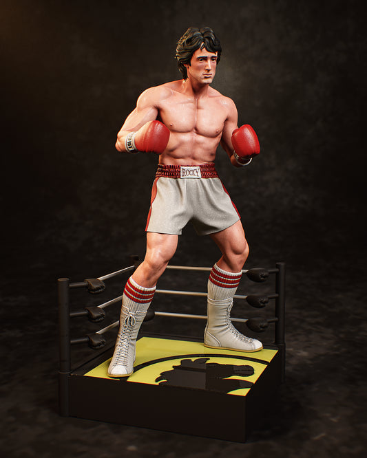 Rocky Statue