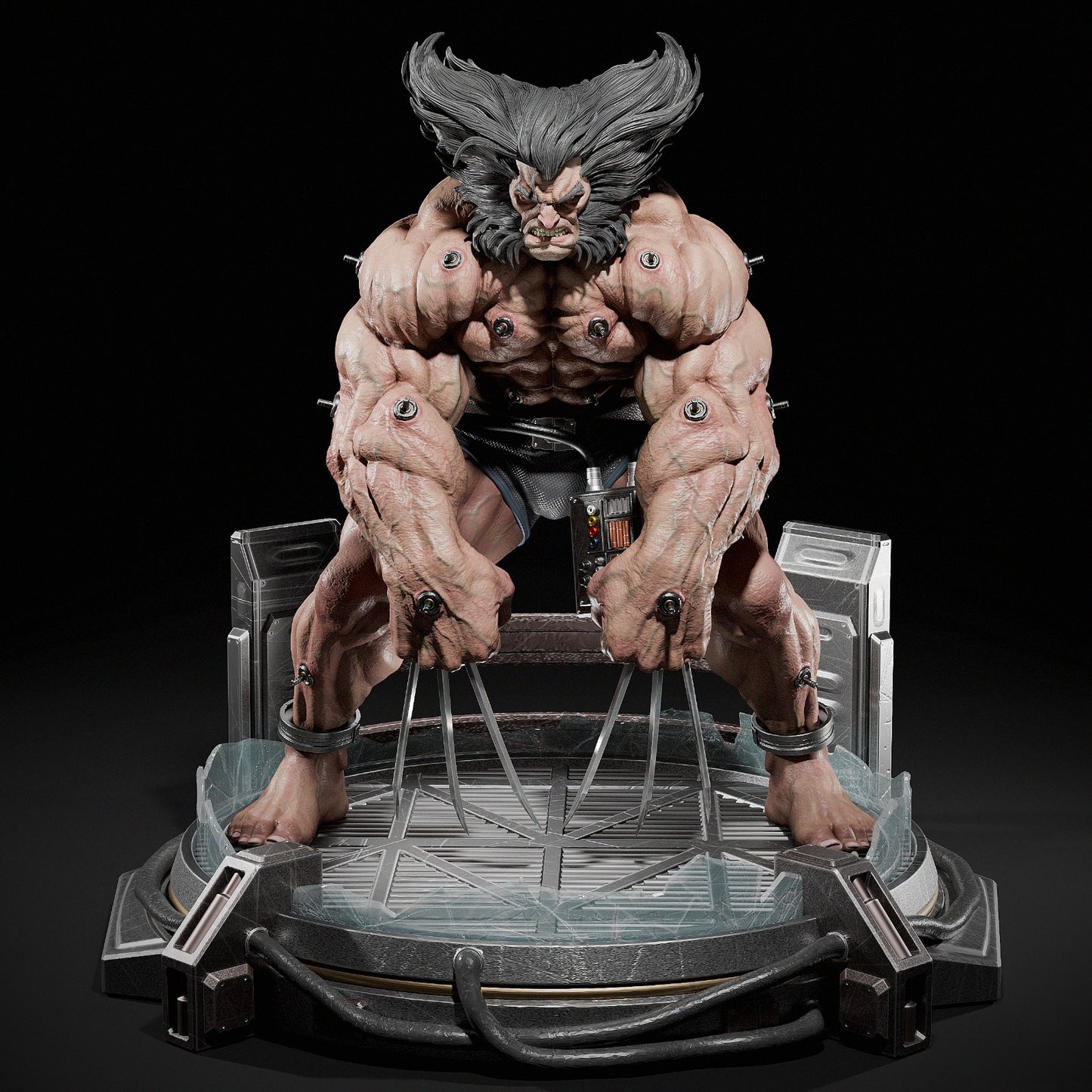Wolverine (Weapon X) Statue