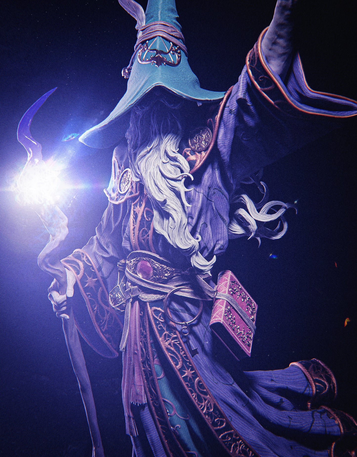 Merlin Statue