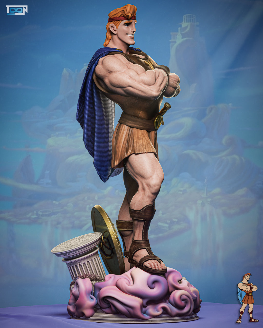 Hercules & Phil Statue