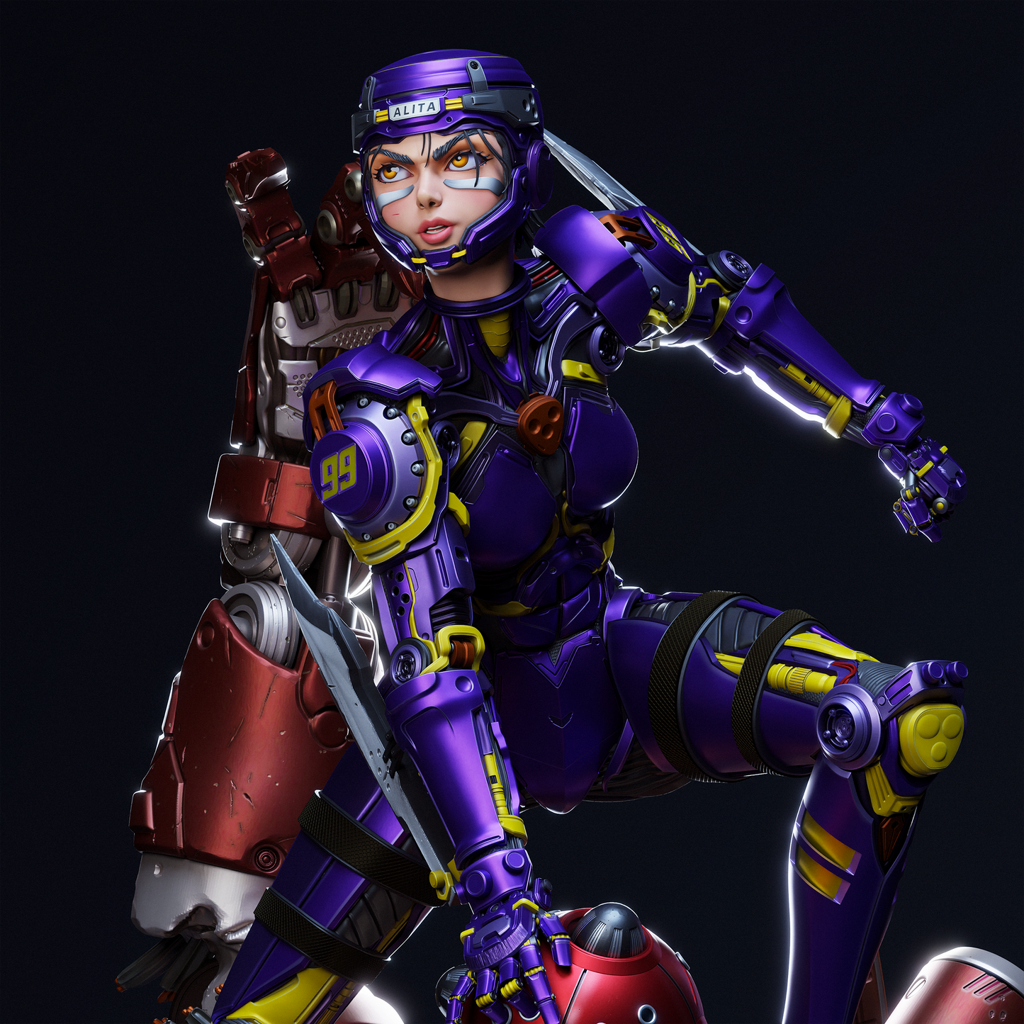 Alita Statue