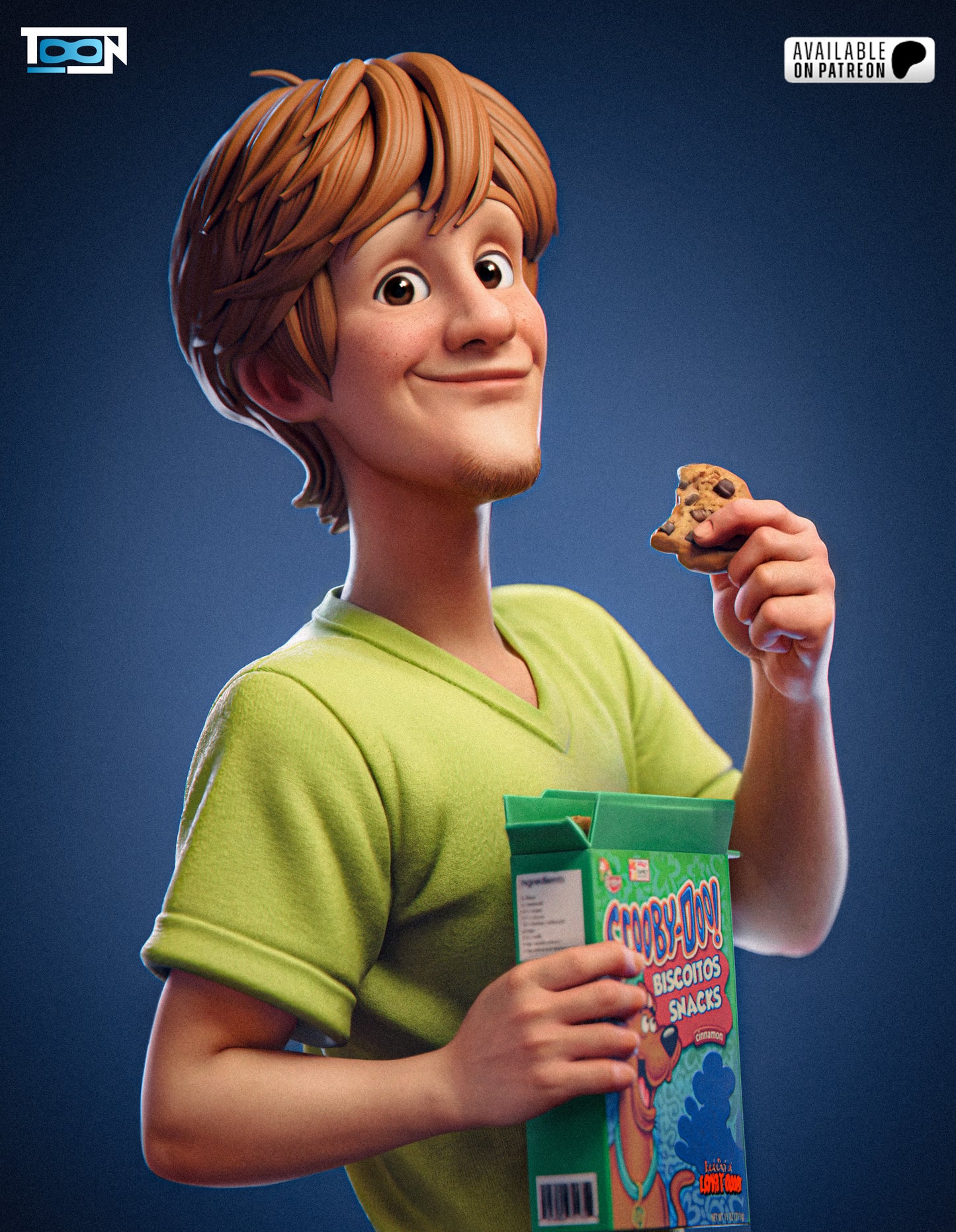 Shaggy Statue