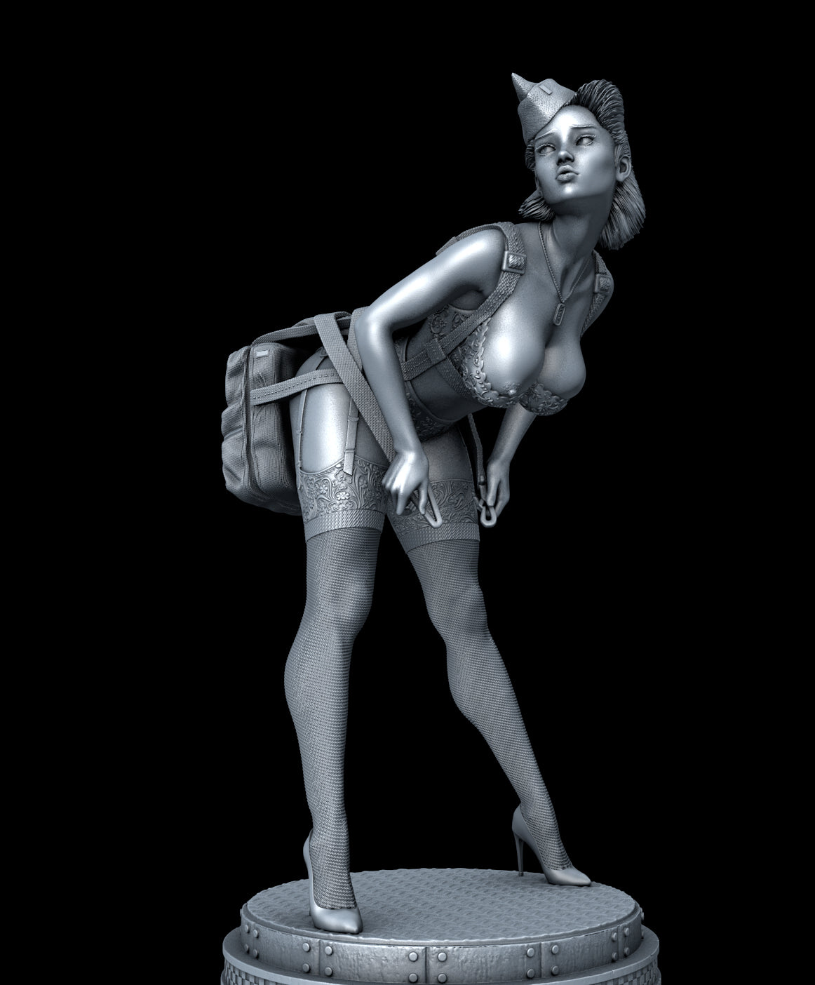 WW2 Pin-up Statue