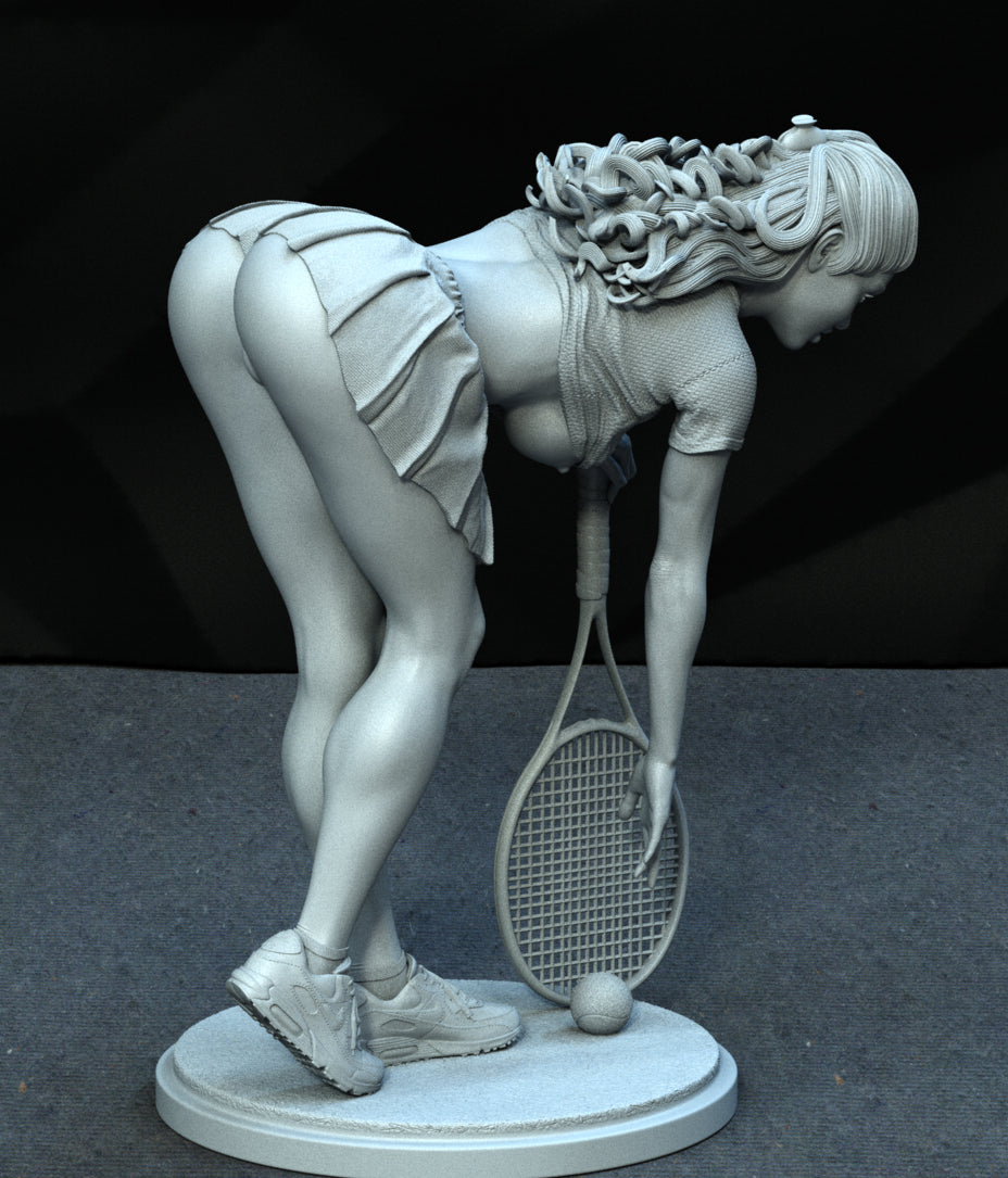 Tennis Girl Statue 3D-Printed Kit