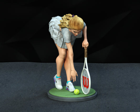 Tennis Girl Statue 3D-Printed Kit