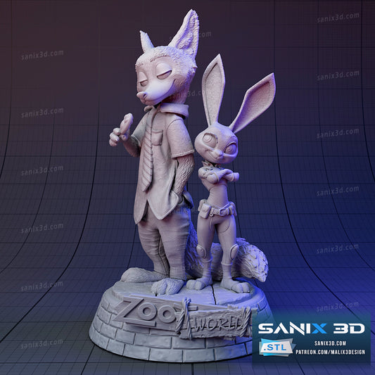 Zootopia Statue