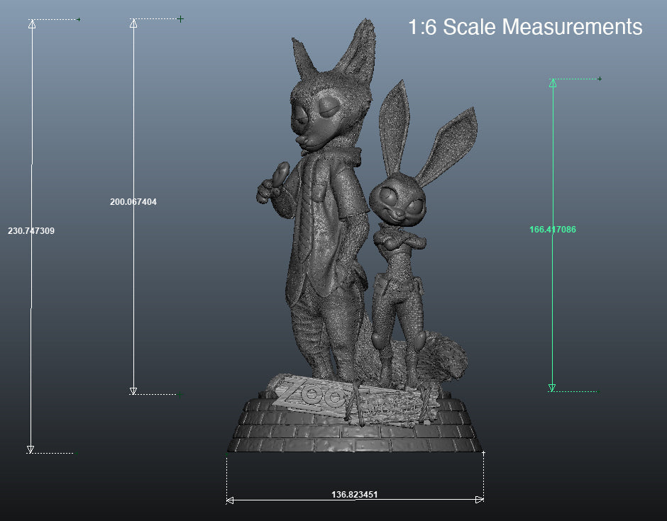 Zootopia Statue