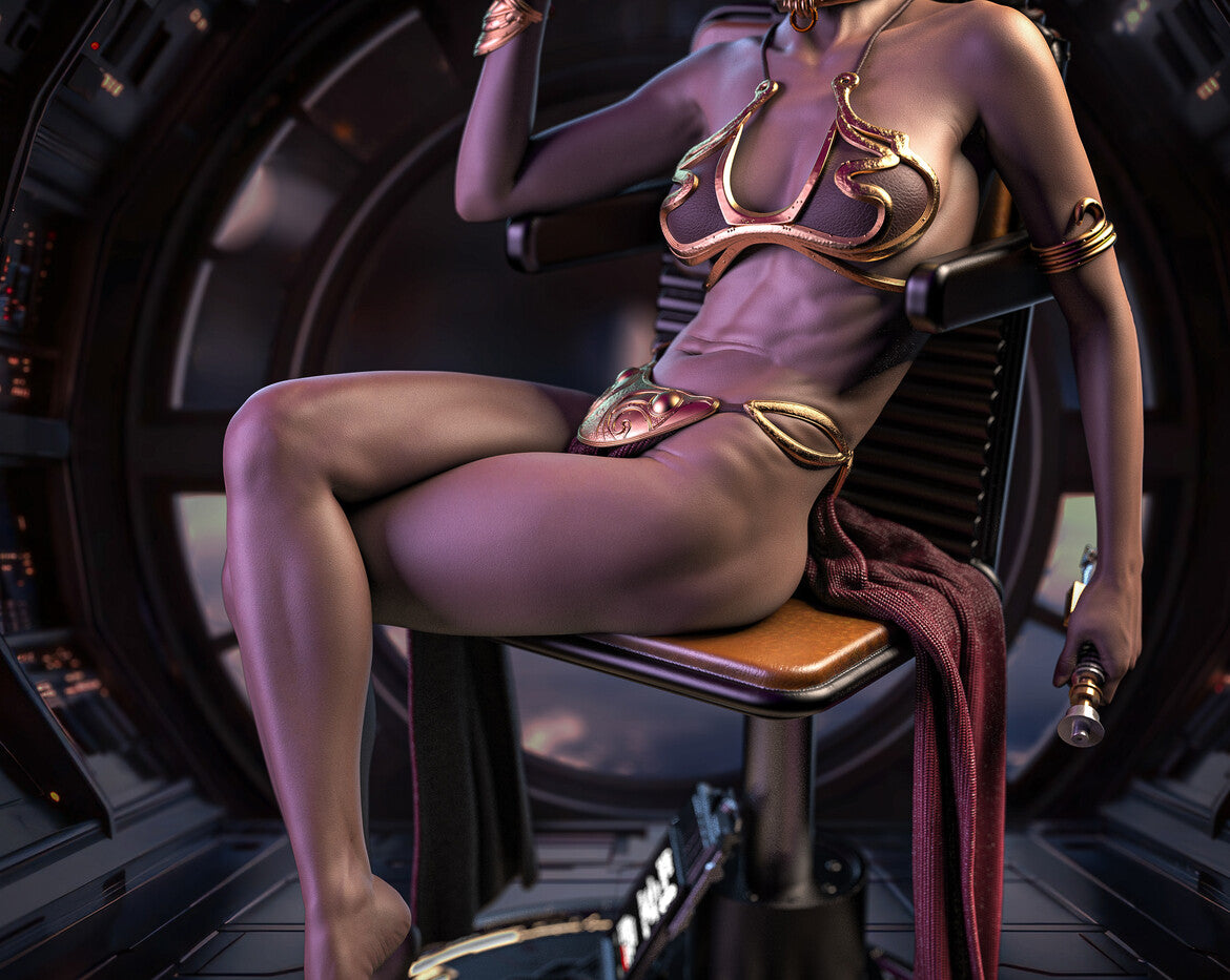 Princess Leia - Rebel Throne Statue