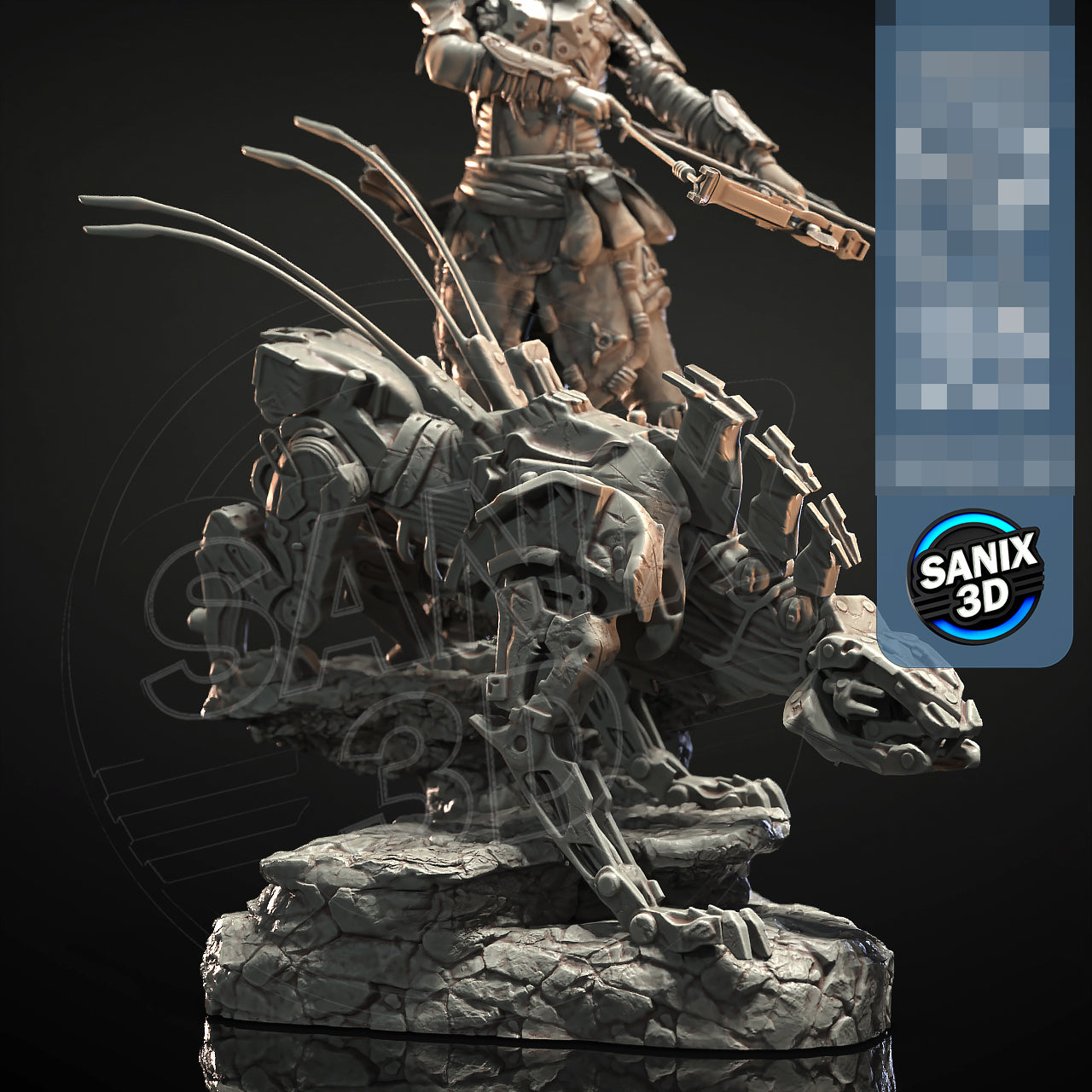 Aloy (Horizon) Statue