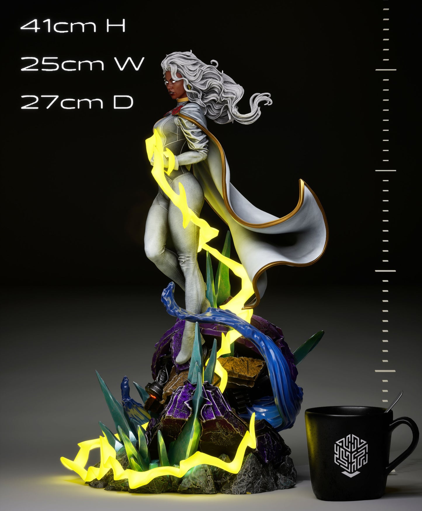 Storm Statue 3D-Printed Kit