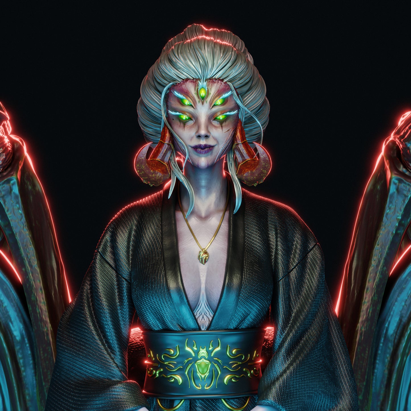 Queen Spider Statue