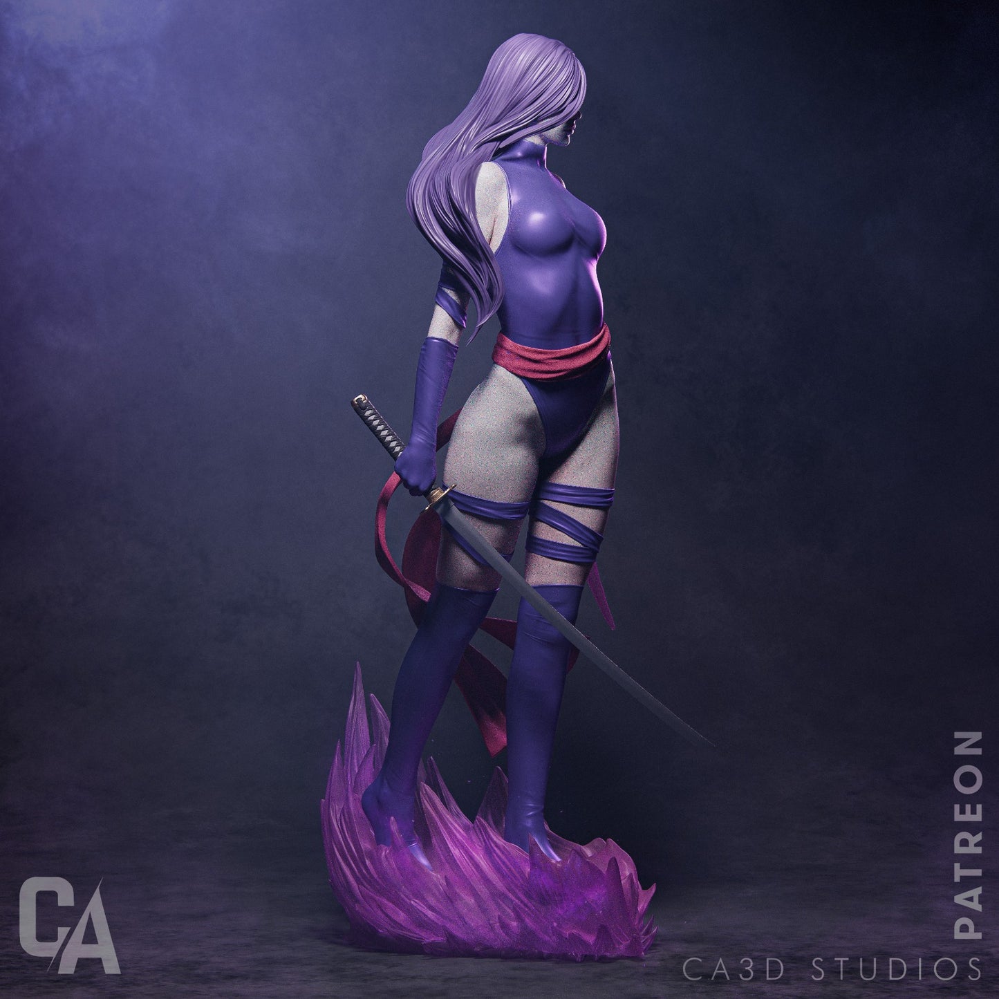 Psylocke Statue