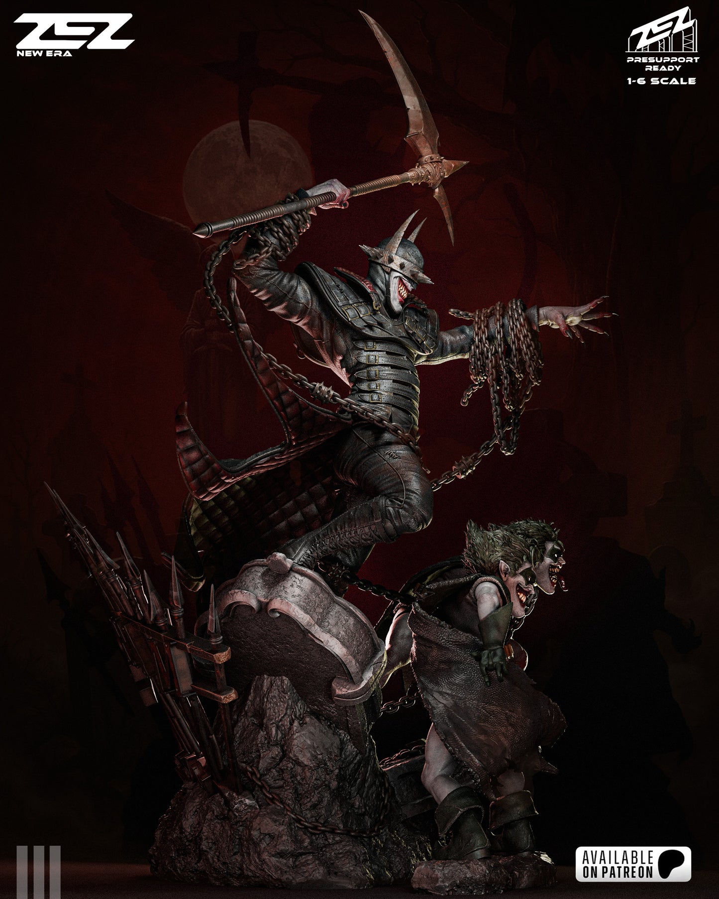 Batman Who Laughs Statue