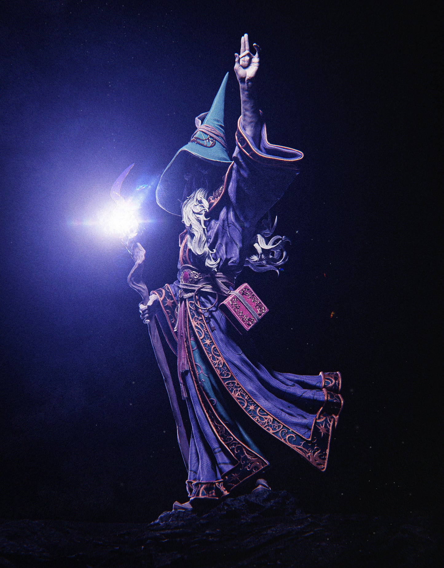 Merlin Statue